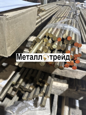 Шестигранник латунный ЛС59-1 28х3000 мм