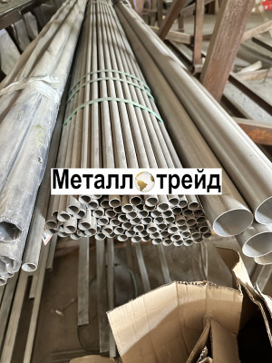 Труба нержавеющая TP 304 42,4х1,5 мм TP 304, EN 10296-2, TL, зеркальная
