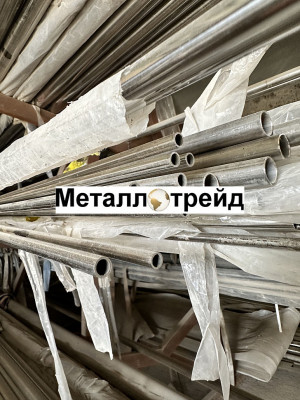 Труба нержавеющая TP 316L 168,3х2 мм TP 316L, EN 10217-7, матовая
