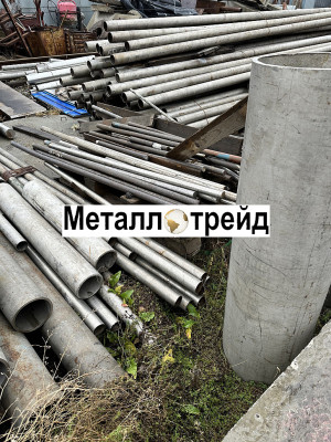 Труба нержавеющая TP 304 159х2 мм TP 304, EN 10217-7, TL второй сорт, матовая