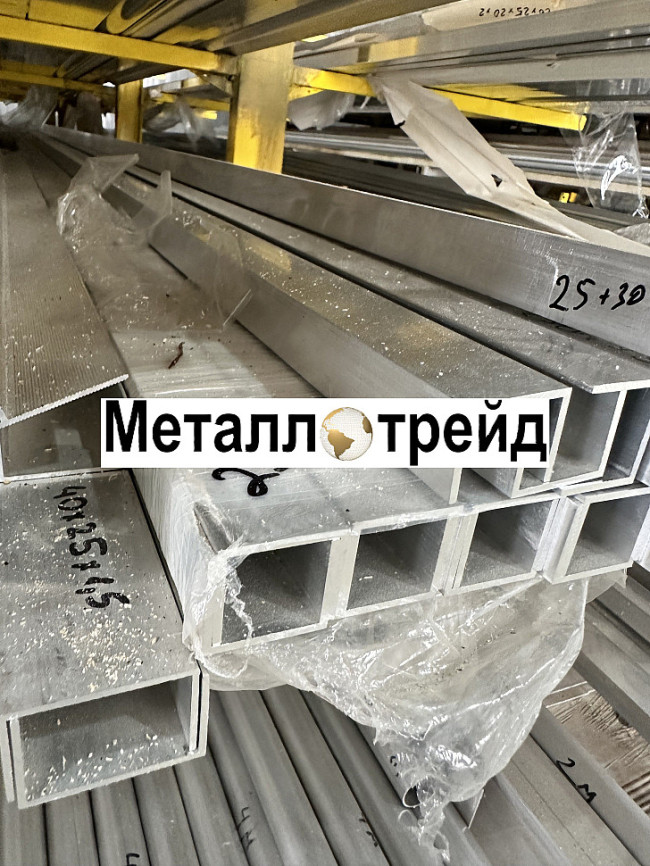 Профиль алюминиевый швеллер АД31 40х80х4 мм