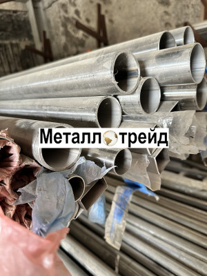 Труба нержавеющая TP 304L 50,8х1,2 мм TP 304L, EN 10217-7, TL, зеркальная