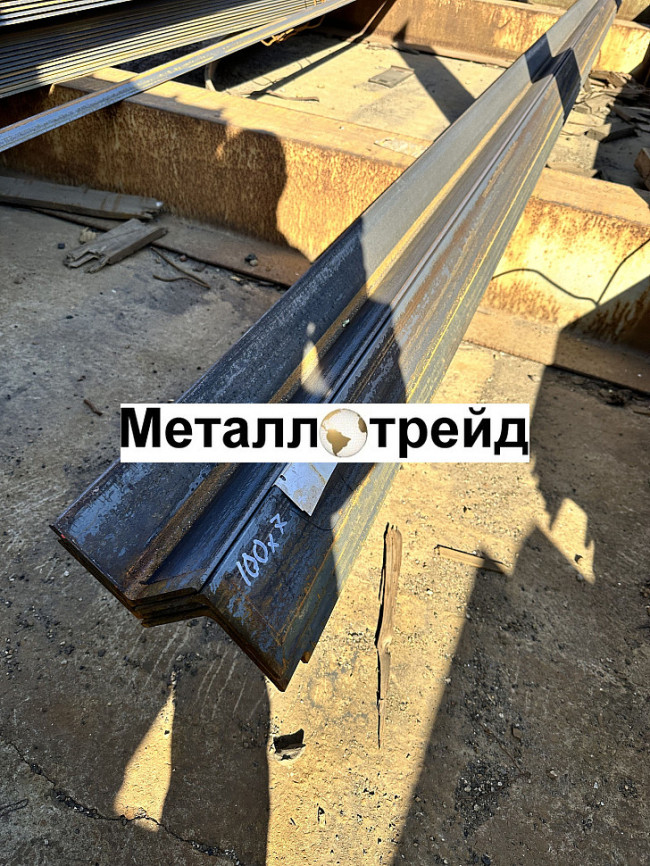 Уголок С255 100х100х7 мм 12000