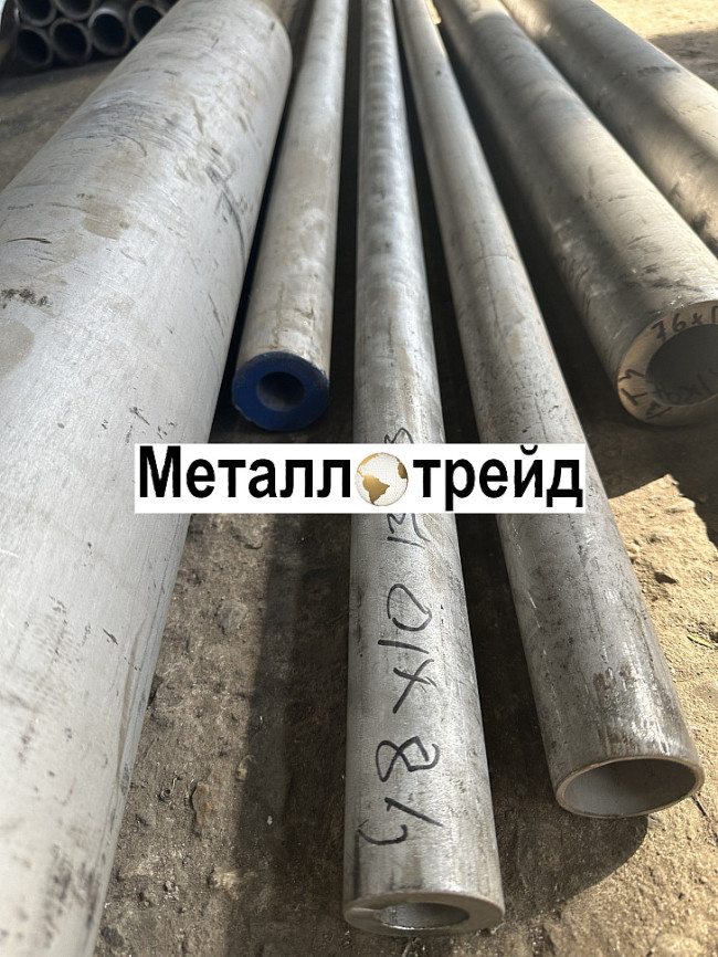 Труба нержавеющая TP 304 50,8х1,2 мм TP 304, DIN 11850