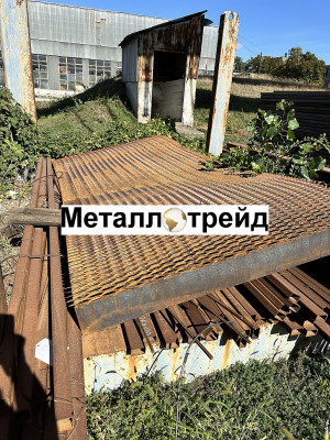 Лист ПВЛ Ст3 610 мм *1000*2000,,,3000 с просечкой