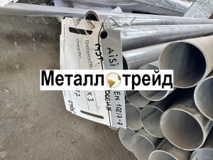 Труба нержавеющая TP 316L 30х2 мм TP 316L, EN 10217-7, TL, шлифованная 320 grit