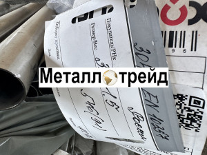 Труба нержавеющая TP 304L 8х0,8 мм TP 304L, EN 10217-7, TL, матовая