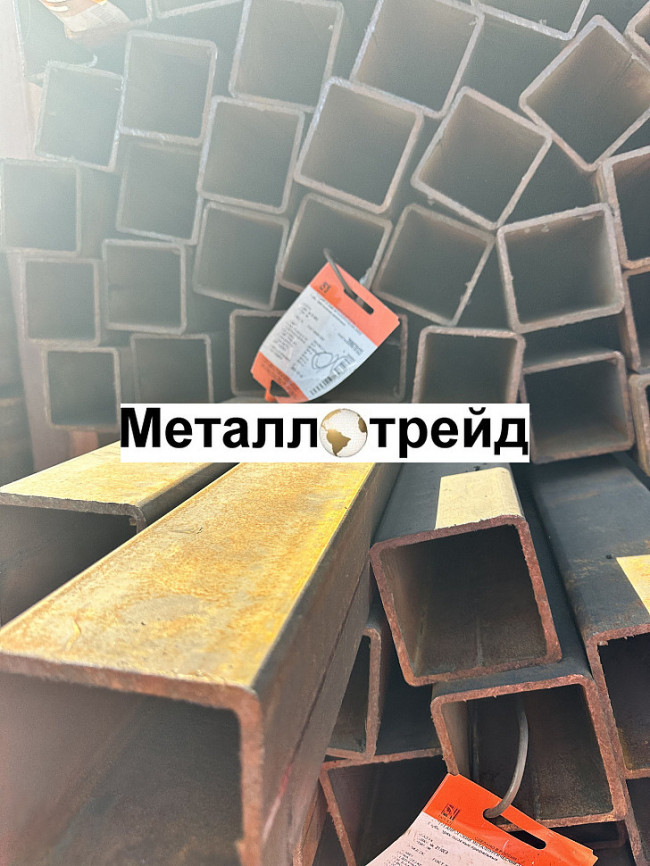 Труба профильная 100х50х4 мм 6000 Труба профильная 100х50х4 мм 6000