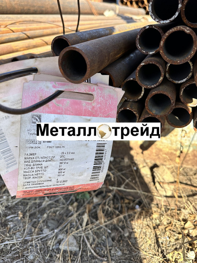 Труба электросварная Ст3 102х3,5 мм (11) ГОСТ10704-91,10705-80